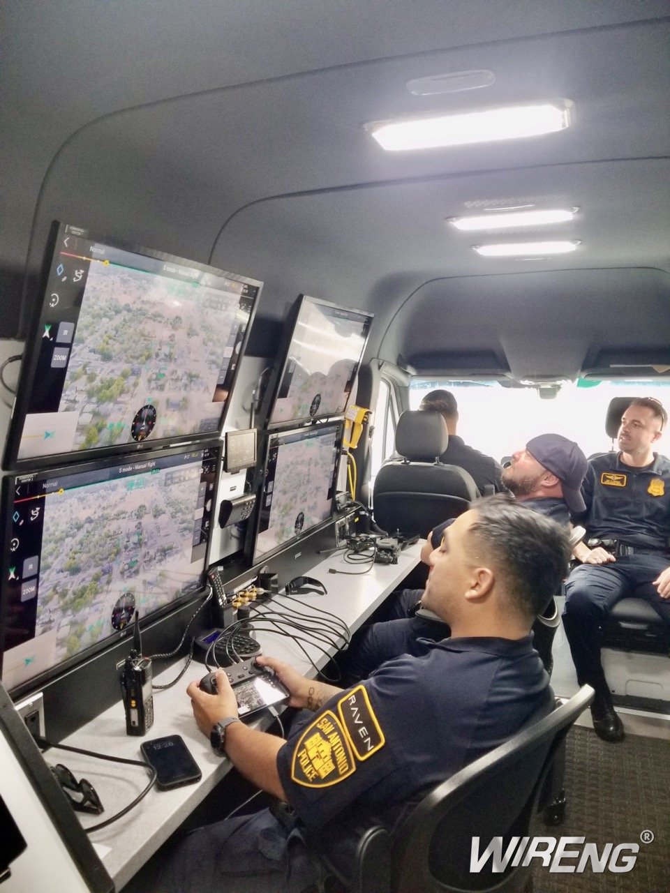 DCVTM Drone Command Van by WirEng® - Inside View 2 DCVTM Drone Command Van by WirEng® - Inside View 2